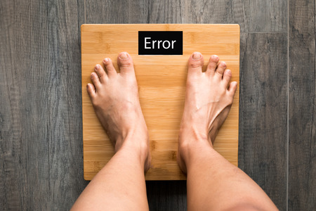 A person on weight machine