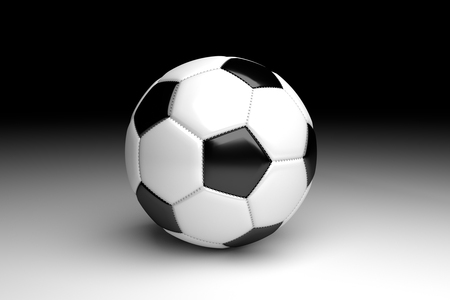 3d footballの写真素材
