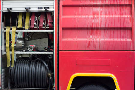 Detail of firetruck
