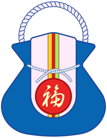 This is an illustration of a Korean hanbok accessoryのイラスト素材