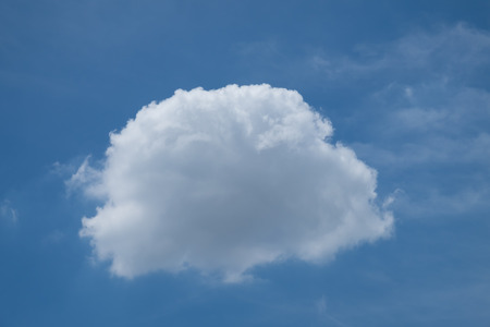 clouds in the blue sky