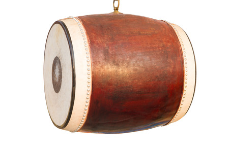 drums instrument on a white isolated background.の写真素材