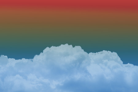 blue sky background with cloudsの写真素材