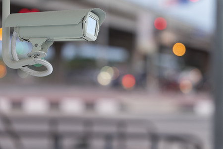 Security CCTV camera in office building