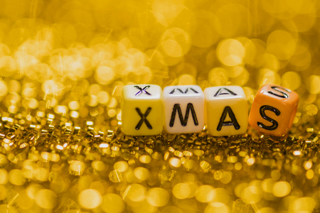 Christmas and festive theme backgroundの写真素材