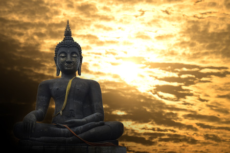 Buddha statue buddha image used as amulets of Buddhism religion.の写真素材