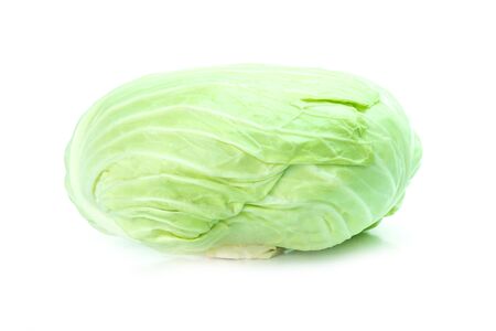 Cabbage Vegetables on white background.の写真素材