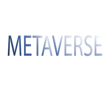 welcome to the virtual world in metaverseのイラスト素材