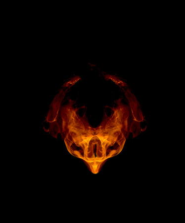 fire backgroundの写真素材