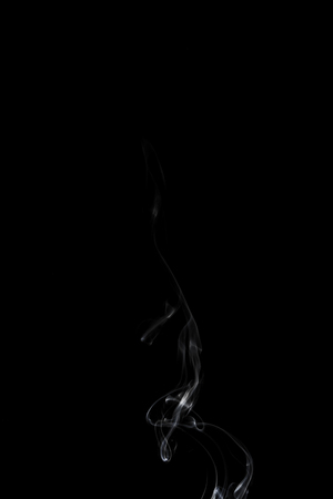 Abstract smoke moves on a black backgroundの写真素材