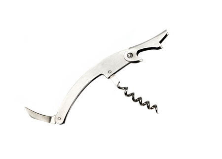 It is One wine opener isolated on white.