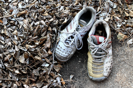 old shoesの写真素材