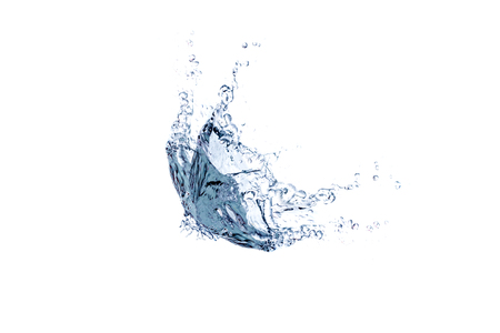 water splash butterflyの写真素材
