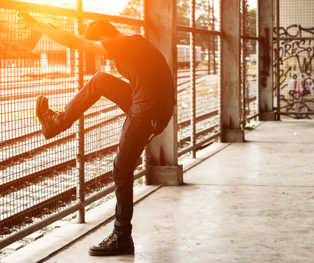 show stance of Disappointmentの写真素材