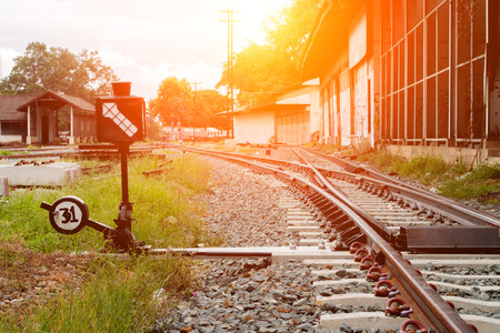 The way forward railwayの写真素材