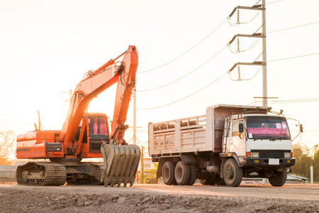 excavatorの写真素材