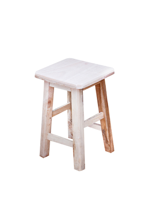 wooden chair isolated on white background