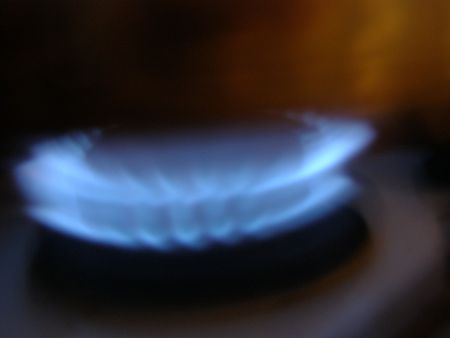 blur gas jet flameの写真素材