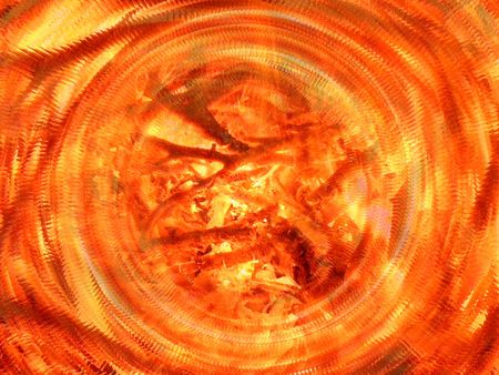 Fire wave backgroundの写真素材