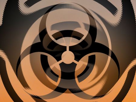 Biohazard design illustrationの写真素材