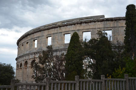 ?ncient city in Croatiaの写真素材