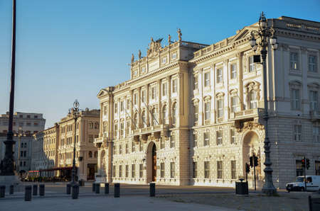 Palace in Trieste Italyのeditorial素材