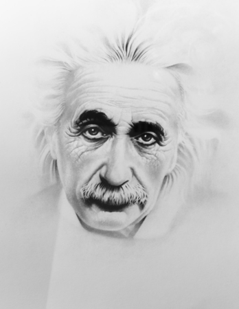 Sketch of Albert Einstein