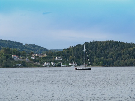 Sailing in Norwayのeditorial素材