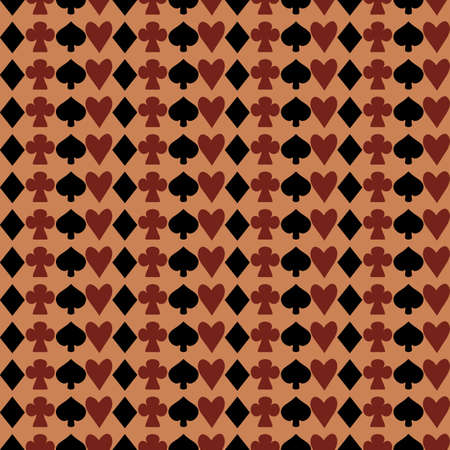 Suits from Wonderland World. Seamless Vector Texture Can Be Used for Wallpapers, Pattern Fills, Web Page Backgrounds, Surface Textures.のイラスト素材