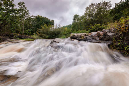 Waterfall on doi inthanon of thailand