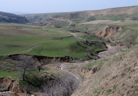 Mountains green fieldsの写真素材