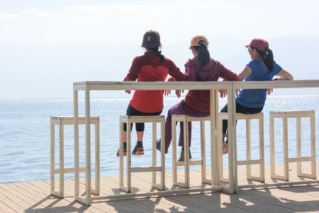 Three ladies