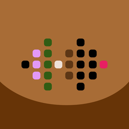 flat vector icon design collection  sound and audio wavesのイラスト素材