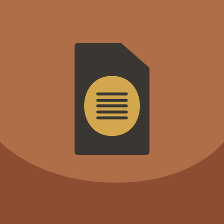 Flat style blank, realistic notepad, notebook on square. free blankのイラスト素材