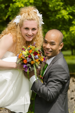 bride and groomの写真素材