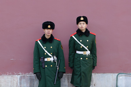 Chinese Soldiersのeditorial素材