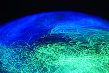 Abstract Image Representing Planet Earthの写真素材