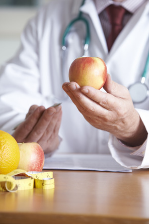 Doctor Giving Advice On Healthy Dietの写真素材