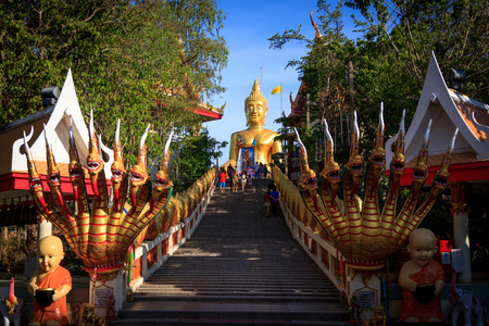 Big Buddha temple at Pattayaの写真素材