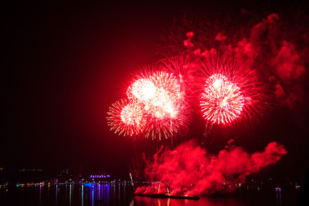 Firework Festival at Pattaya
