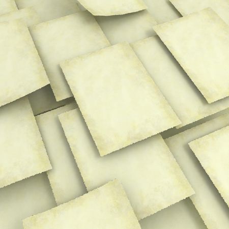 3d old paper sheet background