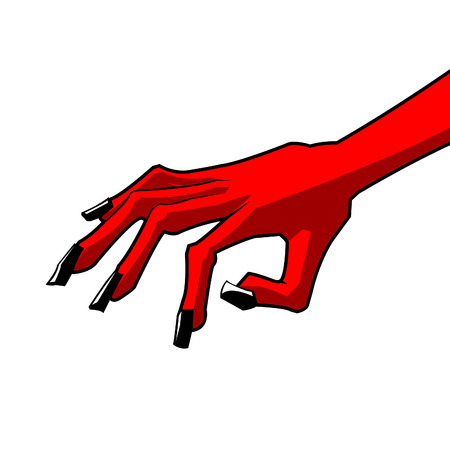 Brown hand drawn hand, vectorのイラスト素材
