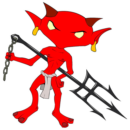 Cartoon stylized character drawing, over whiteのイラスト素材