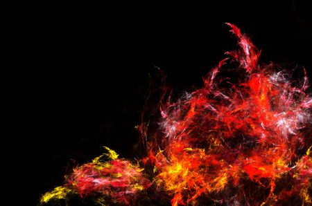 Abstract fractal background design, horizontalの写真素材