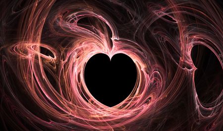 Abstract fractal background design, horizontalの写真素材