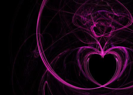 Abstract fractal background design, horizontalの写真素材