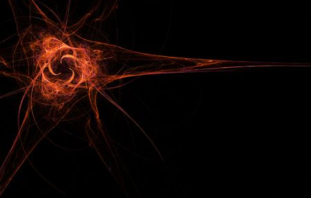 Abstract fractal background design, horizontalの写真素材