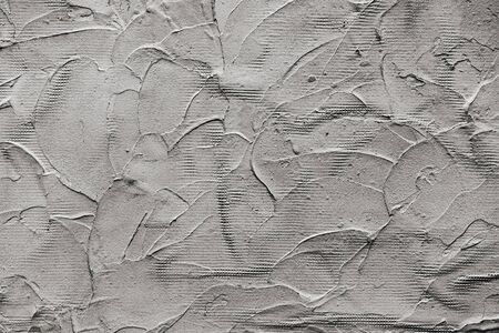 Grey decorative plaster wall texture background, horizontalの写真素材