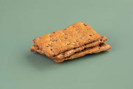 Fresh baked flat multigrain bread