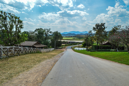 Chiang Rai, Thailand - March 12, 2017 : Singha Park Chiang Rai. Agro-tourism destination focusing on the development of sustainable tourism.のeditorial素材